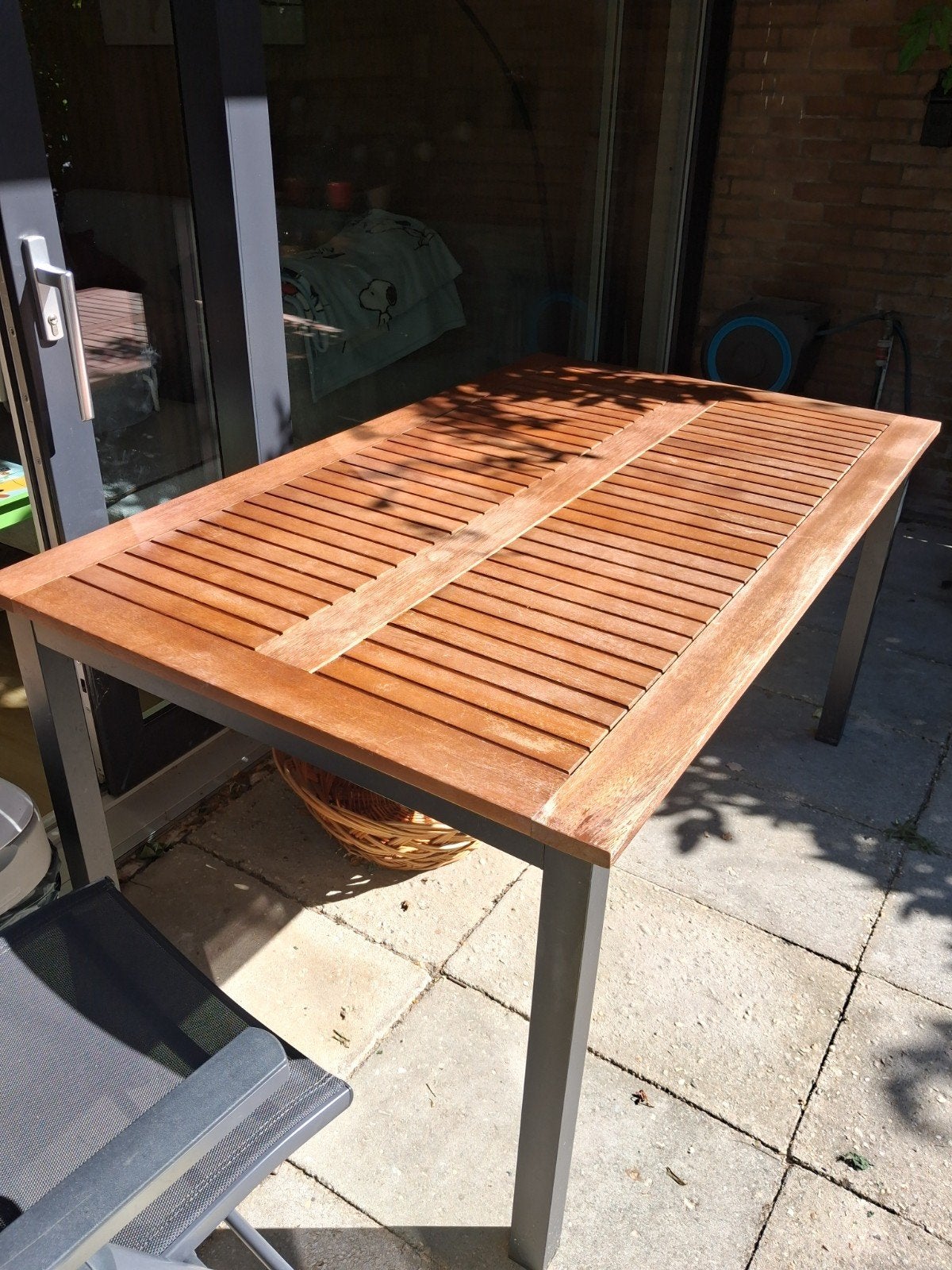 Tuintafel Valencia (Lidl) 150x90x74 cm, Ophalen, Gebruikt, Rechthoekig, Hout