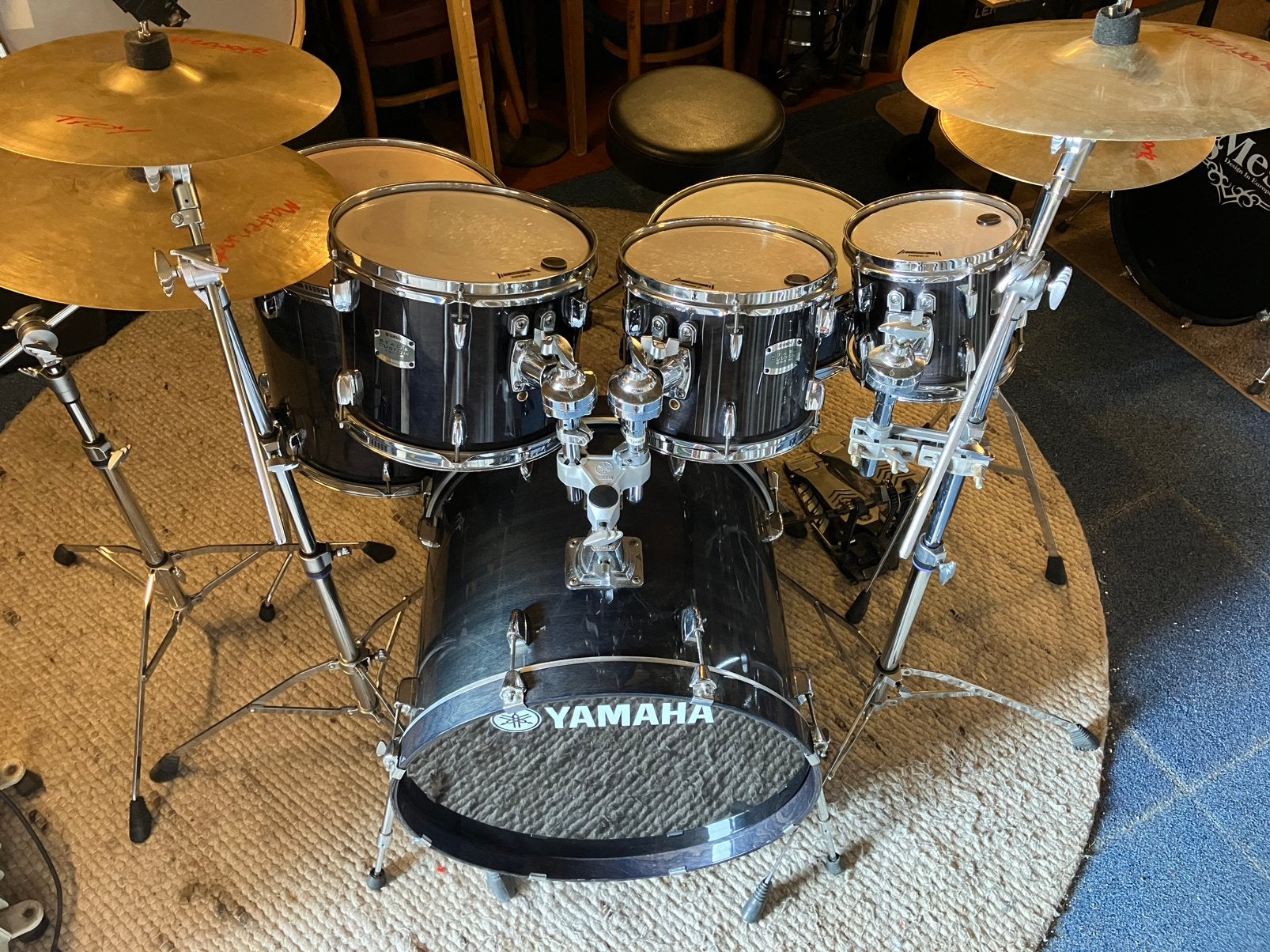 Yamaha Stage Custom 6 delige set, Muziek en Instrumenten, Drumstellen en Slagwerk, Ophalen, Zo goed als nieuw, Yamaha