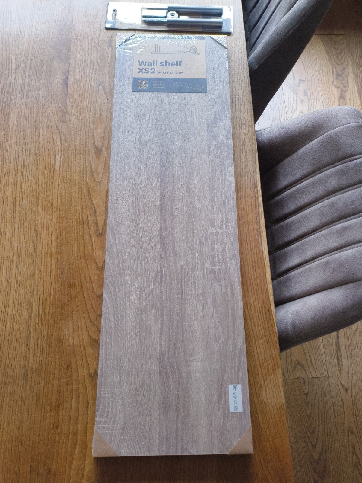 Nieuwe wandplank met blinde bevestiging (80x23,5x1,8 cm), Ophalen of Verzenden
