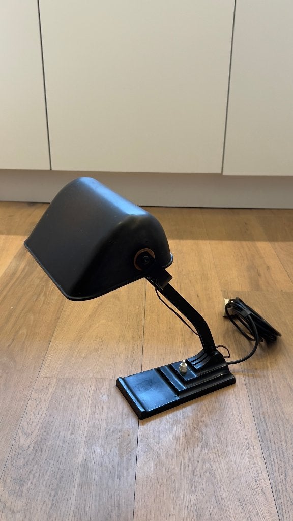 ERPE vintage Art Deco bureaulamp / notarislamp, Ophalen, Bureaulamp, Gebruikt, 48 cm