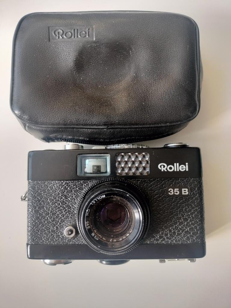 Rollei 35 B Compact Camera met Triotar 3.5/40 lens, Ophalen of Verzenden, Gebruikt, Overige Merken