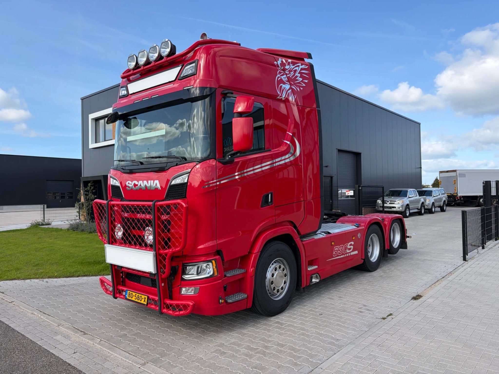 Scania 530S V8 NGS 6x2 tractor, retarder, 396 tkm, leather,, Auto's, Automaat, Euro 6, Scania, Leder