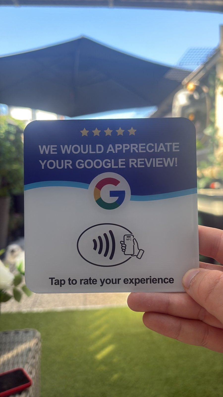 Google Review NFC Plaat – Meer Reviews met Één Tik | Nieuw, Ophalen of Verzenden, Nieuw