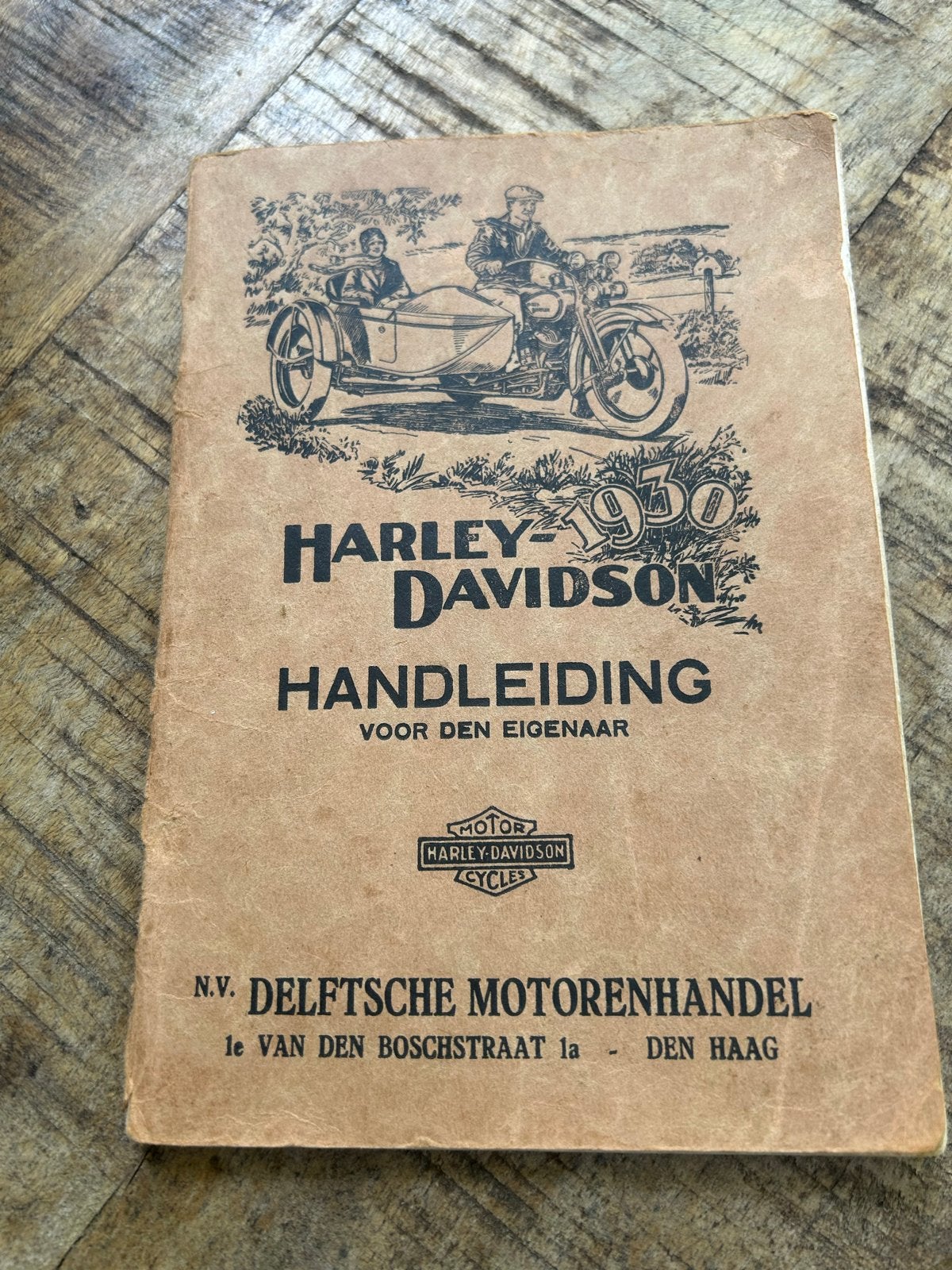 Harley-Davidson Handleiding 1930 - Compleet en Origineel, Ophalen of Verzenden, Harley-Davidson of Buell