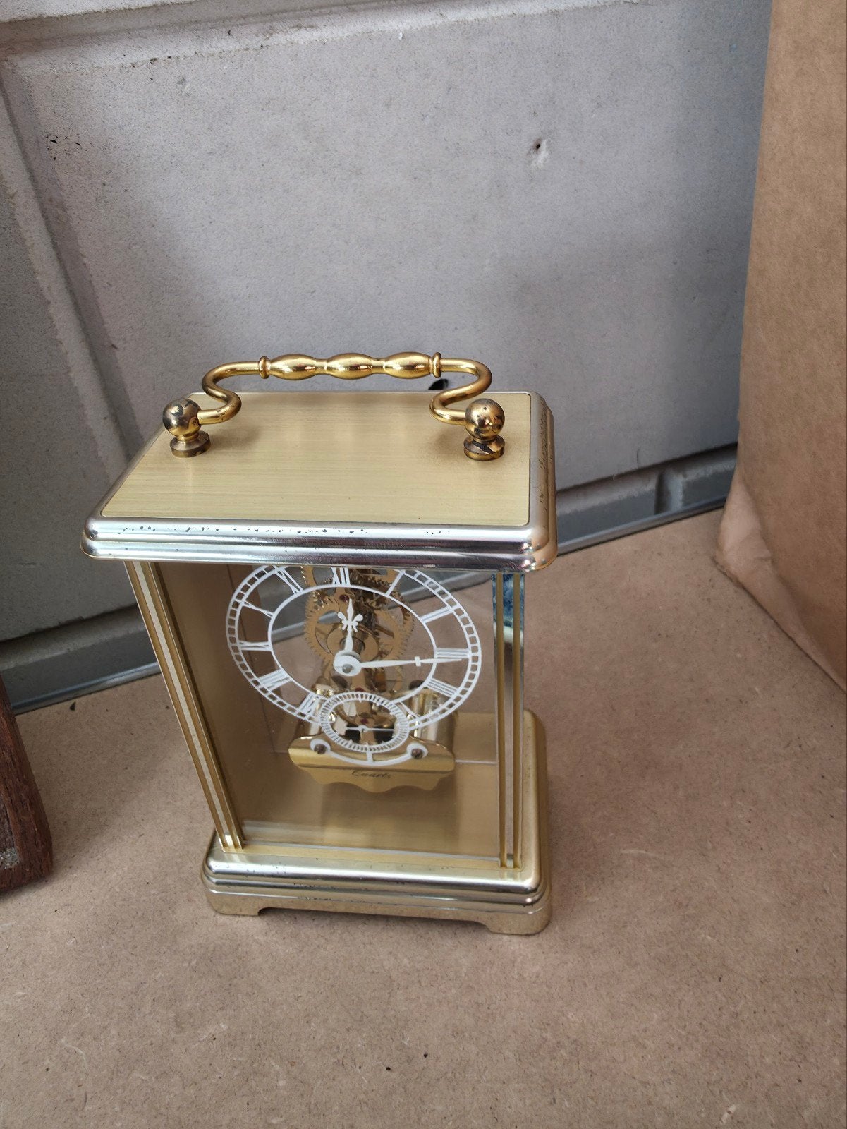 Quartz Skeleton Klok met Zichtbaar Uurwerk, Ophalen of Verzenden