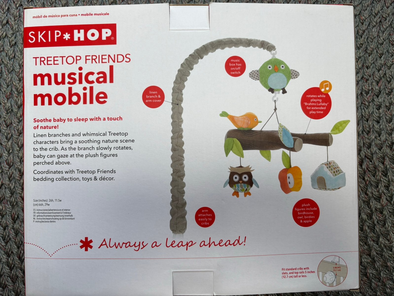 Muziek mobile voor baby’s Treetop Friends van Skip Hop, Ophalen, Zo goed als nieuw