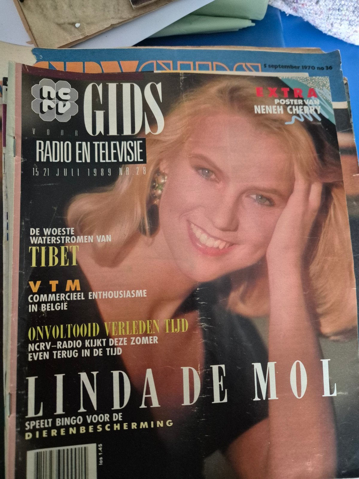 NCRV Gids Radio en Televisie - Linda de Mol (1989), Ophalen of Verzenden, Gelezen, Overige typen