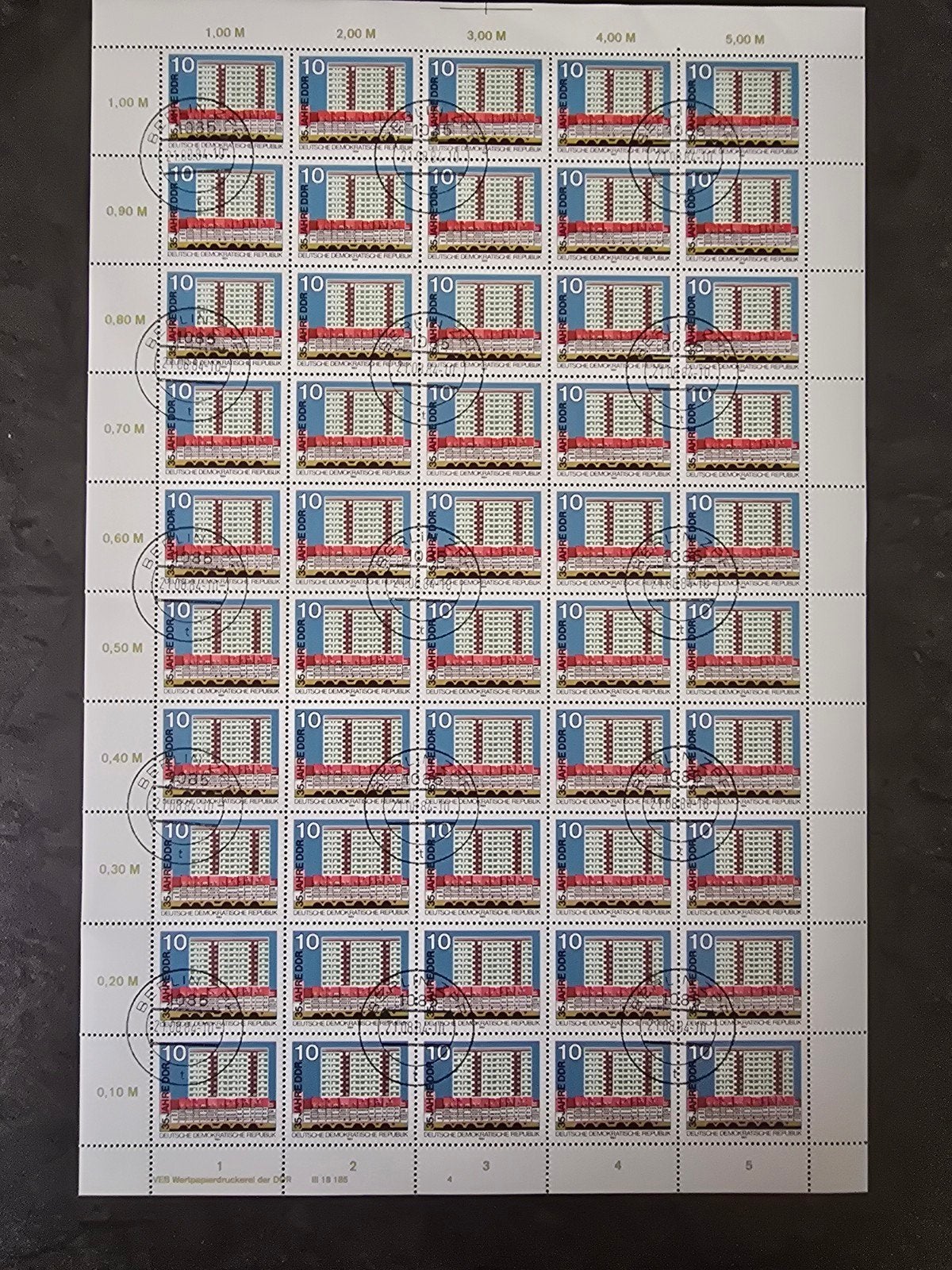Postzegelvel DDR 1984 - Michel 2888, Ophalen of Verzenden, DDR, Gestempeld