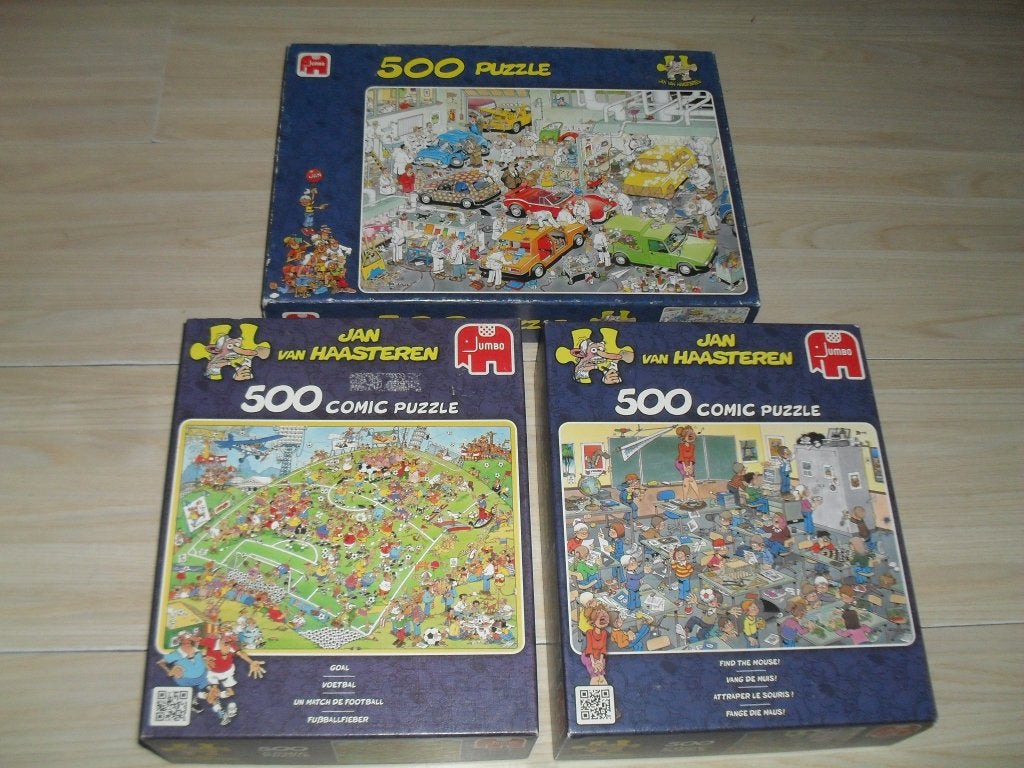 Jan van Haasteren puzzels 500 stukjes, Ophalen, 500 t/m 1500 stukjes, Gebruikt, Legpuzzel