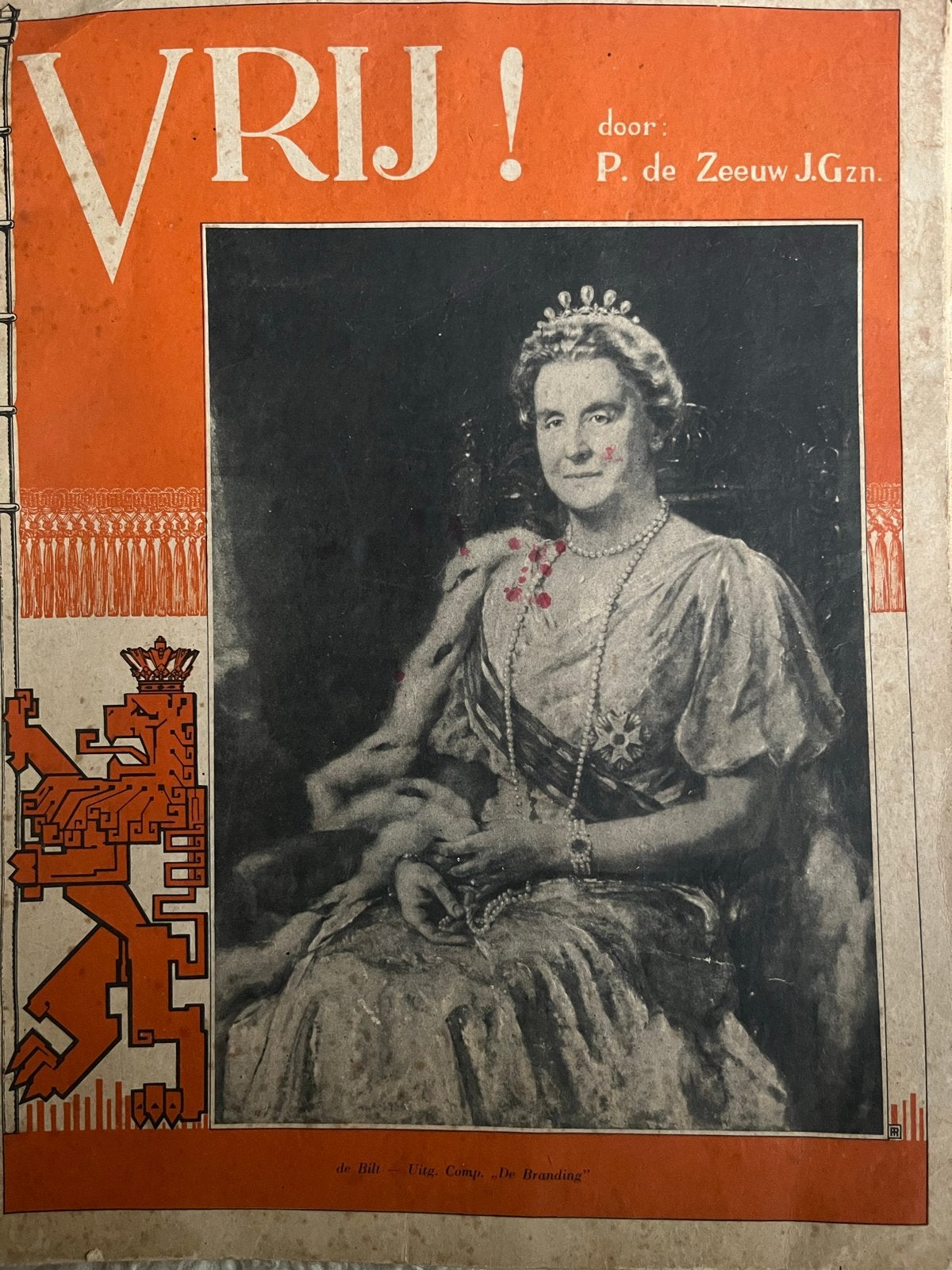VRIJ! – origineel bevrijdingsboekje uit 1945, Ophalen of Verzenden, Gebruikt, Tijdschrift of Boek