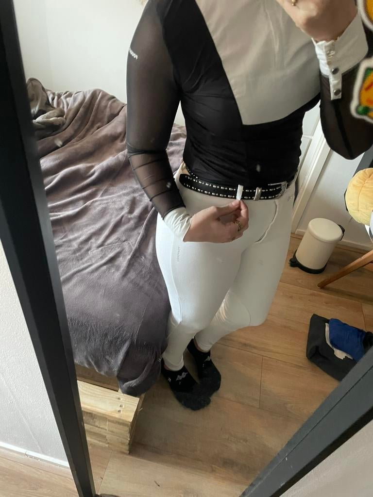 Wedstrijd rijbroek en rijshirt, Ophalen, Zo goed als nieuw