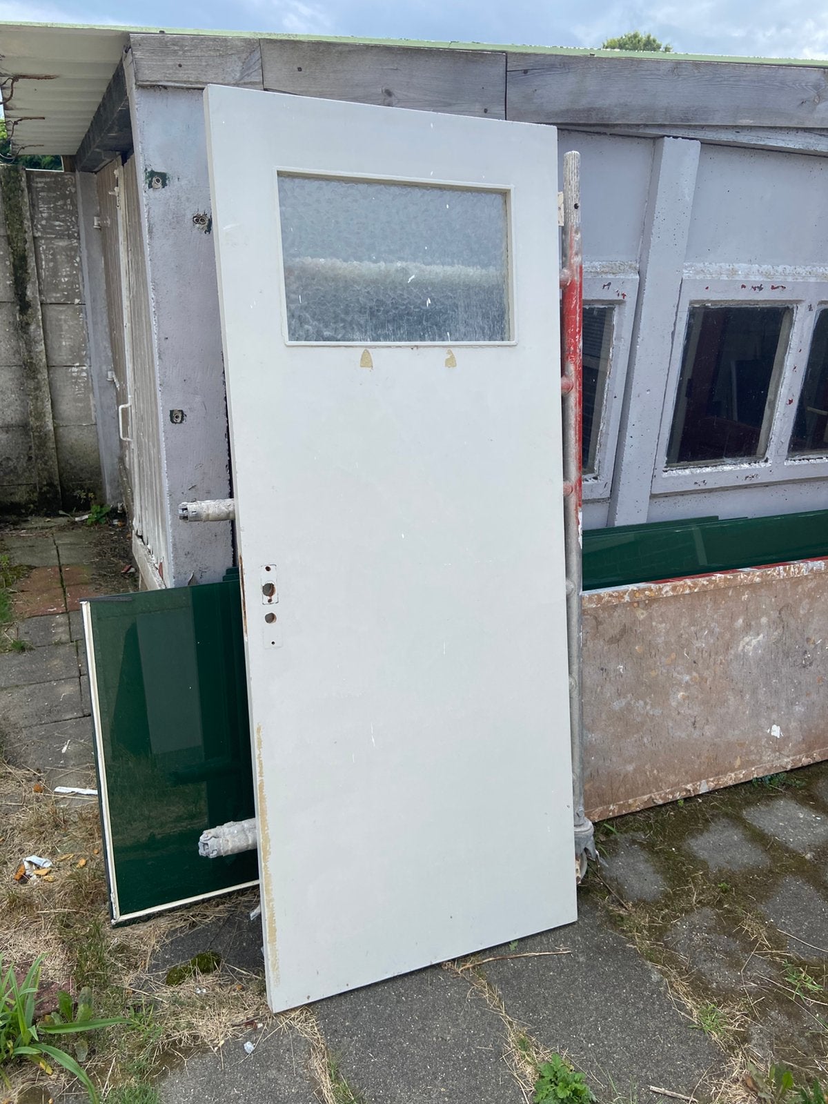 Houten deur, Doe-het-zelf en Verbouw, Ophalen, Minder dan 80 cm, Binnendeur, Zo goed als nieuw