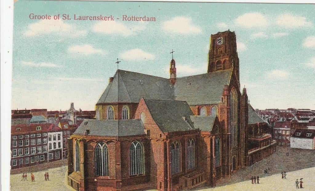 rotterdam- st. laurenskerk, Ophalen of Verzenden, Voor 1920, Zuid-Holland