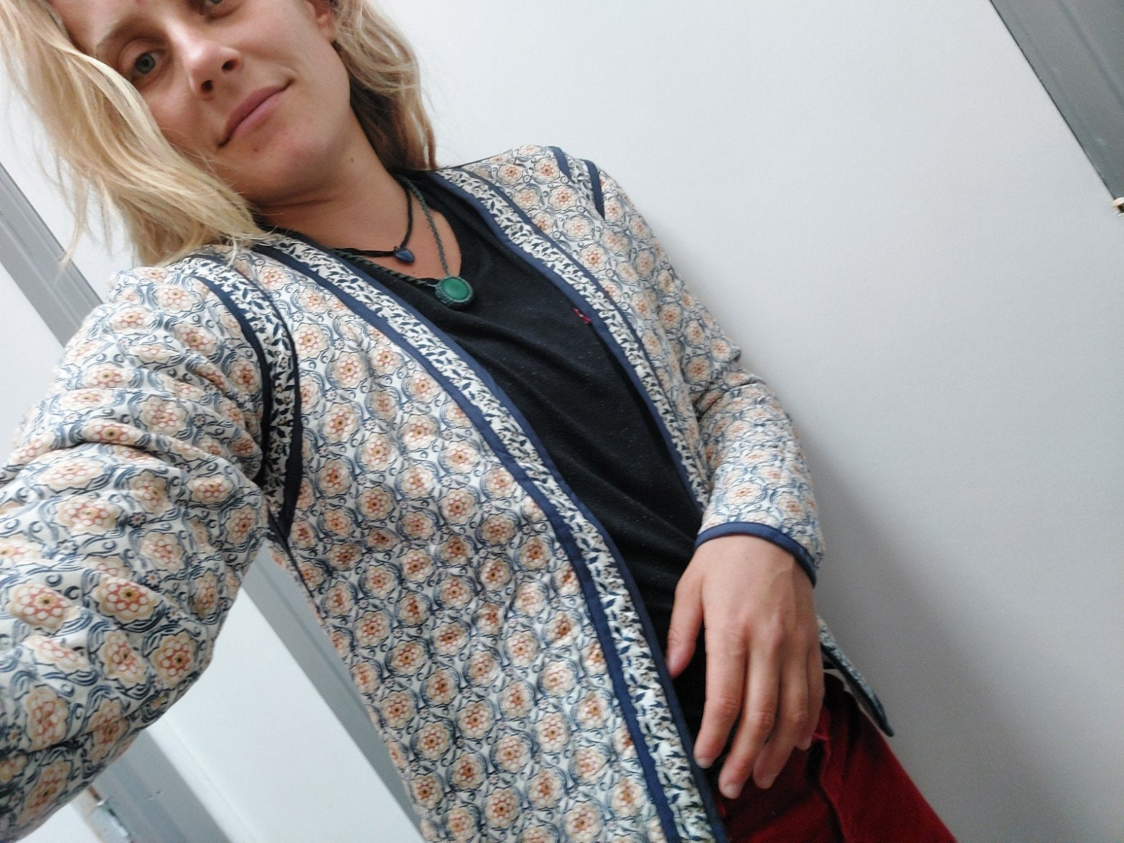 Vintage Look Gewatteerd Jasje - Maat S, Ophalen of Verzenden