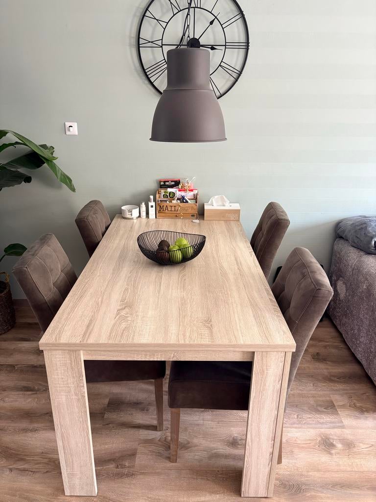 Complete meubelset: eettafel, salontafel, tv-meubel, kasten, Huis en Inrichting, Complete inboedels, Ophalen