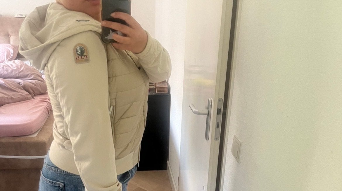 Parajumpers Fleece & Puffer Jas Maat M, Ophalen of Verzenden, Zo goed als nieuw, Maat 38/40 (M), Beige