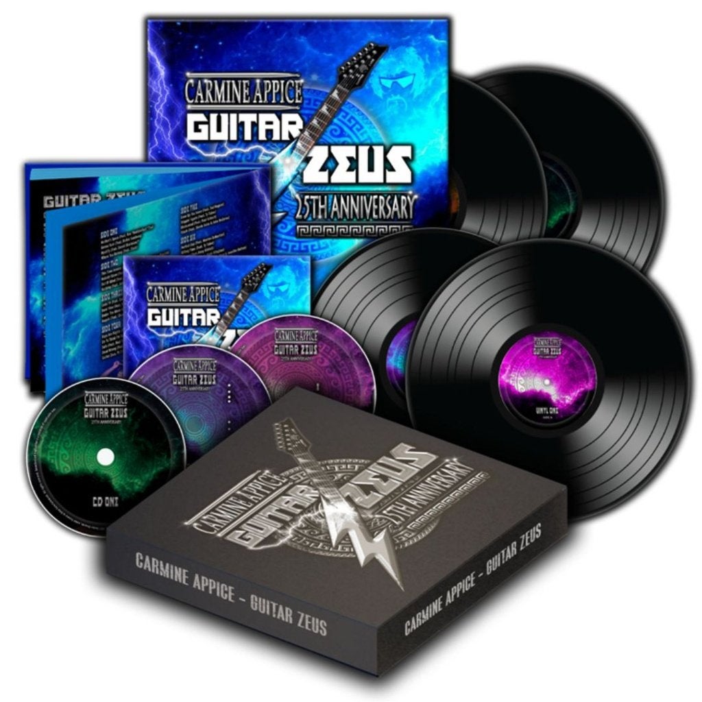 Carmine Appice: Guitar zeus 4 lp + 3 cd box, Verzenden, Zo goed als nieuw