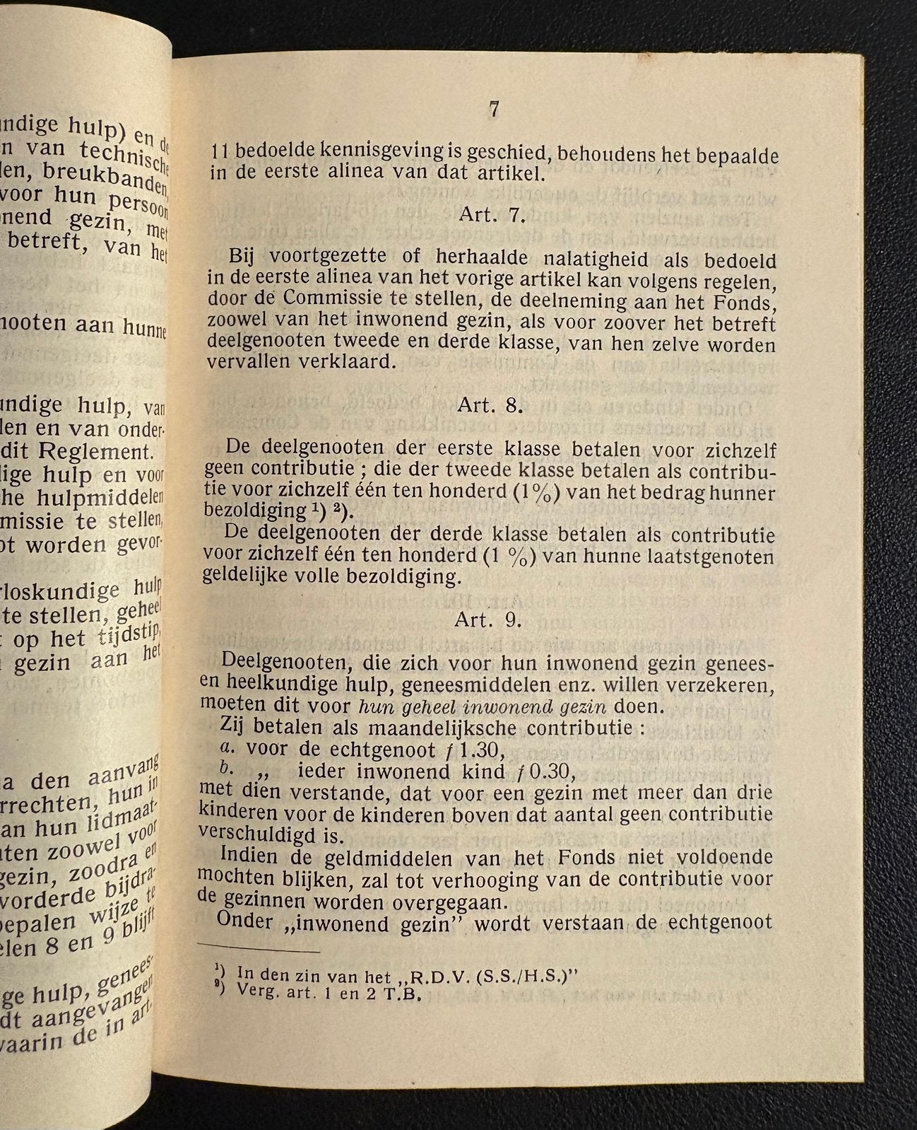 Reglement zieken- en ondersteuningsfonds personeel NS (1929), Ophalen of Verzenden, Zo goed als nieuw, Trein, Boek of Tijdschrift