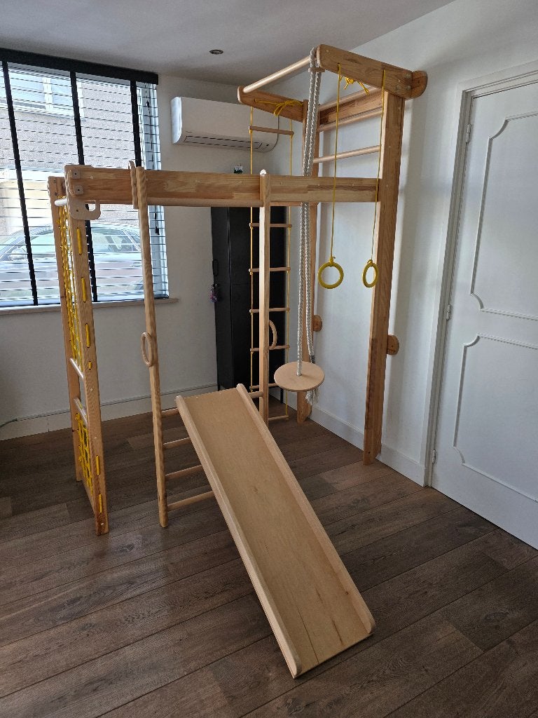 Juliard Transformer indoor klimrek + glijbaan, Ophalen, Gebruikt, Overige typen