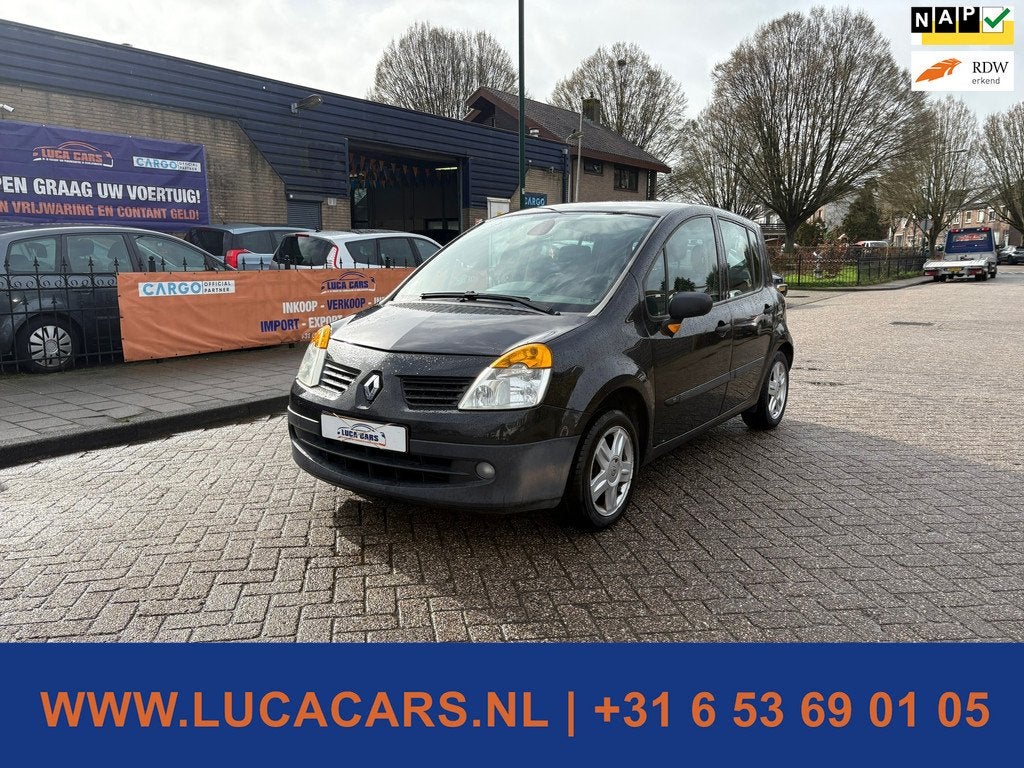 Renault Modus 1.2-16V Expression Luxe NIEUWE APK!, Auto's, Renault, Bedrijf, Te koop, Modus, ABS, Airbags, Airconditioning, Bochtverlichting