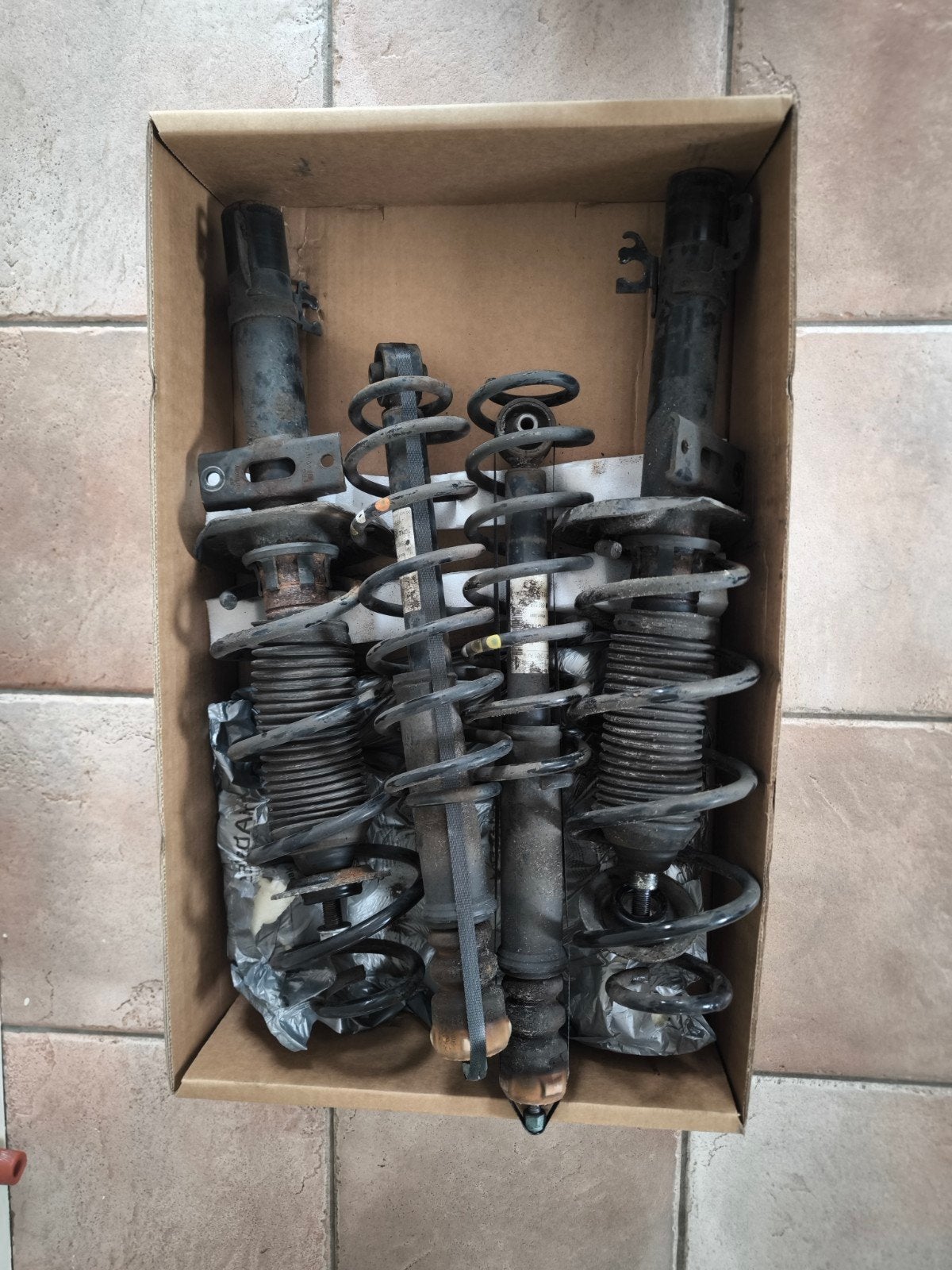 Origineel VW Polo 6R onderstel – complete vering/dempers /d, Ophalen of Verzenden, Gebruikt, Volkswagen