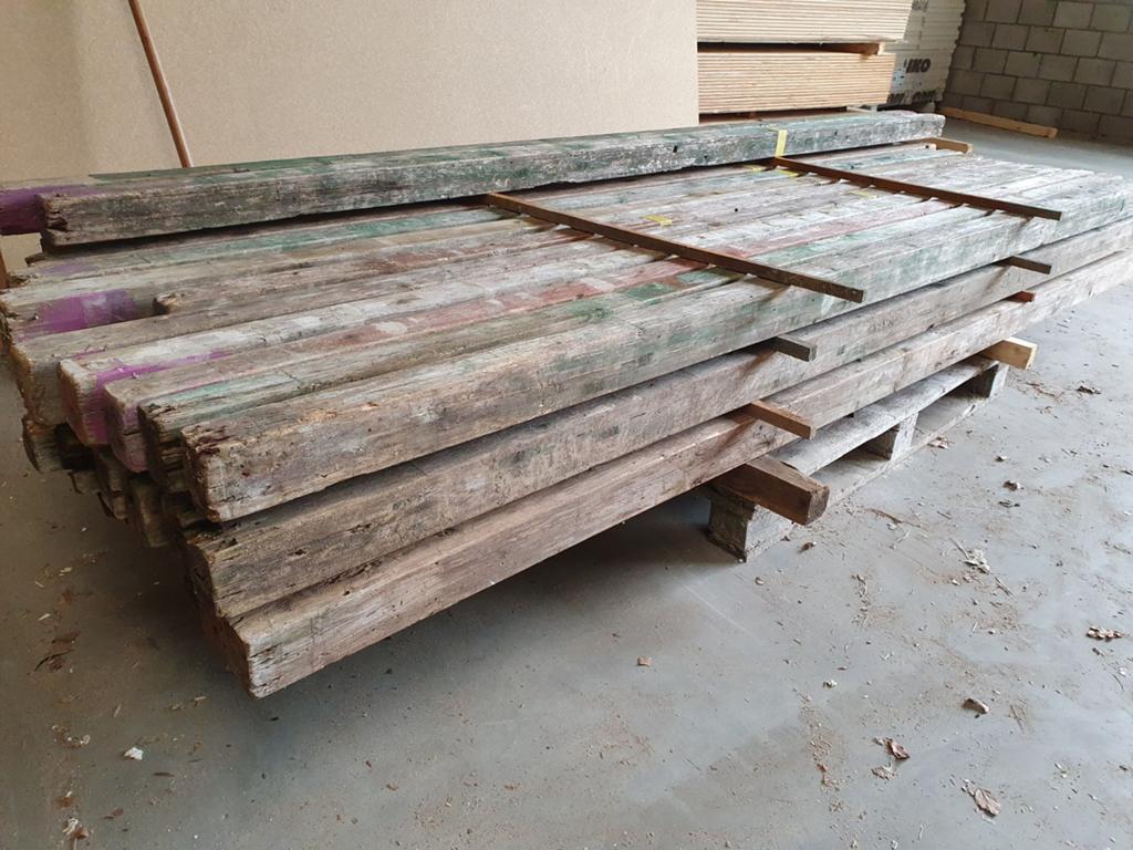 Gebruikte profiels profiel stel metsel 290 cm 15 euro pst, Ophalen, Gebruikt, Balk, Overige houtsoorten