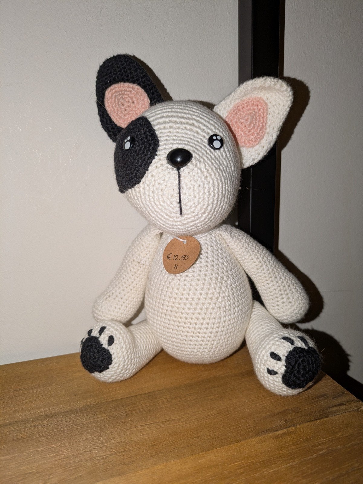Handgemaakte Franse Bulldog Knuffel - Nieuw, Handgemaakt, Nieuw, Wit, Hond
