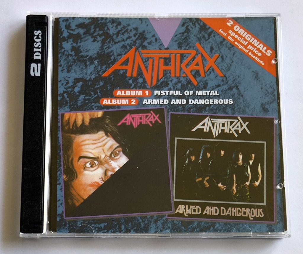 Anthrax - Fistful Of Metal / Armed And Dangerous 2-CD (jewel, Verzenden, Gebruikt, Heavy metal, Reissue