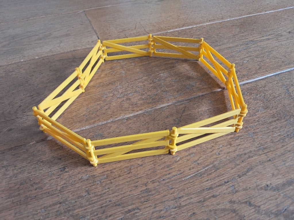 Geel hek (playmobil), Verzenden, Losse onderdelen, Overige typen, Zo goed als nieuw