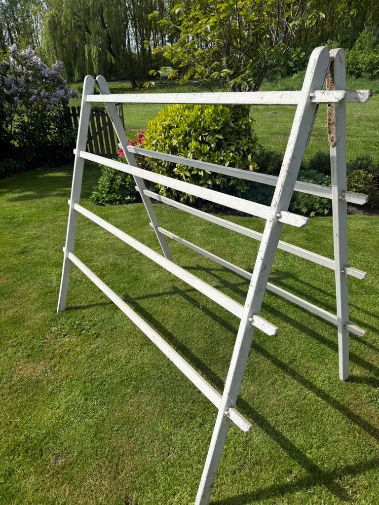 Linnenrek Wasrek uit grootmoeders tijd !!, Tuin en Terras, Droogmolens en Wasrekken, Ophalen, Zo goed als nieuw, Wasrek