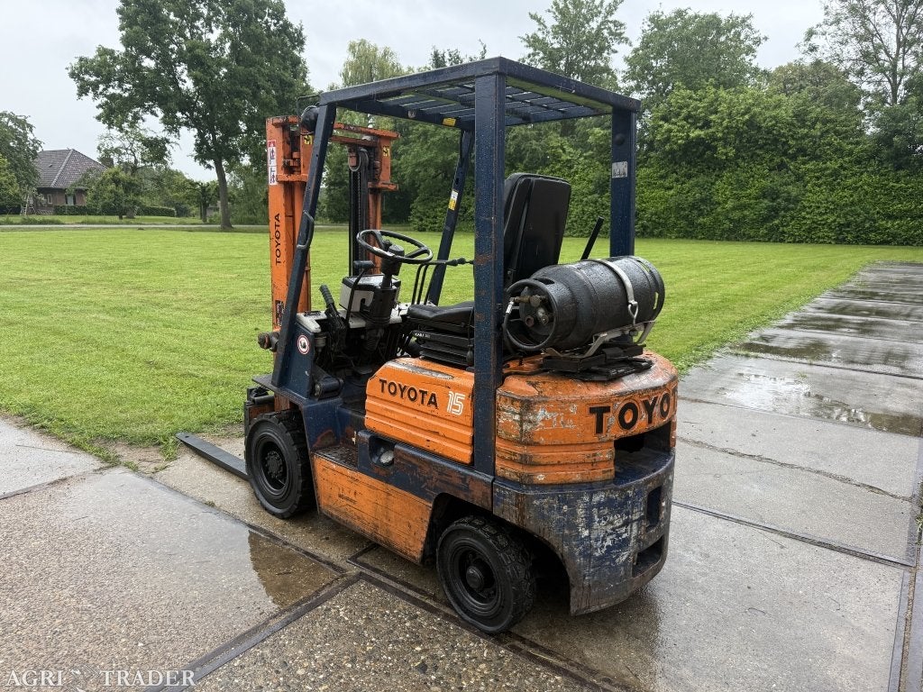 Toyota 1.5 tonner lpg heftruck Sideshift Doorkijkmast, LPG, Info@vanbeurdenheftrucks.nl, Heftruck, Ophalen of Verzenden