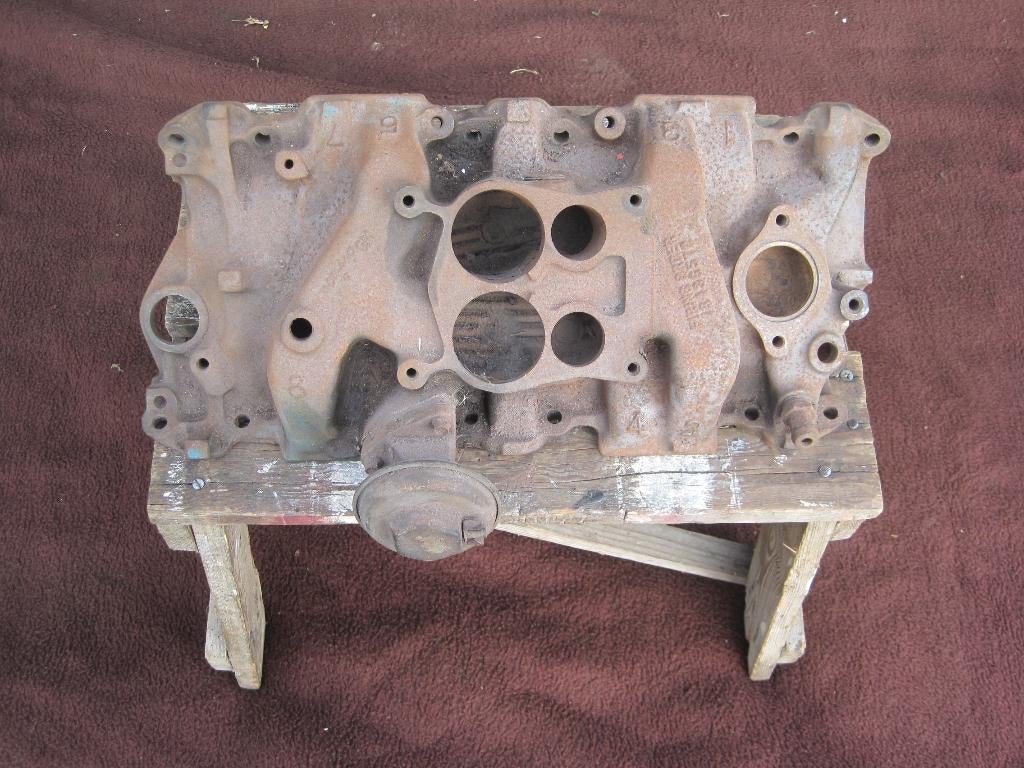 Chevrolet inlaatspruitstuk 14014440  4BBL intake GM, Auto-onderdelen, Ophalen, Gebruikt, Overige automerken