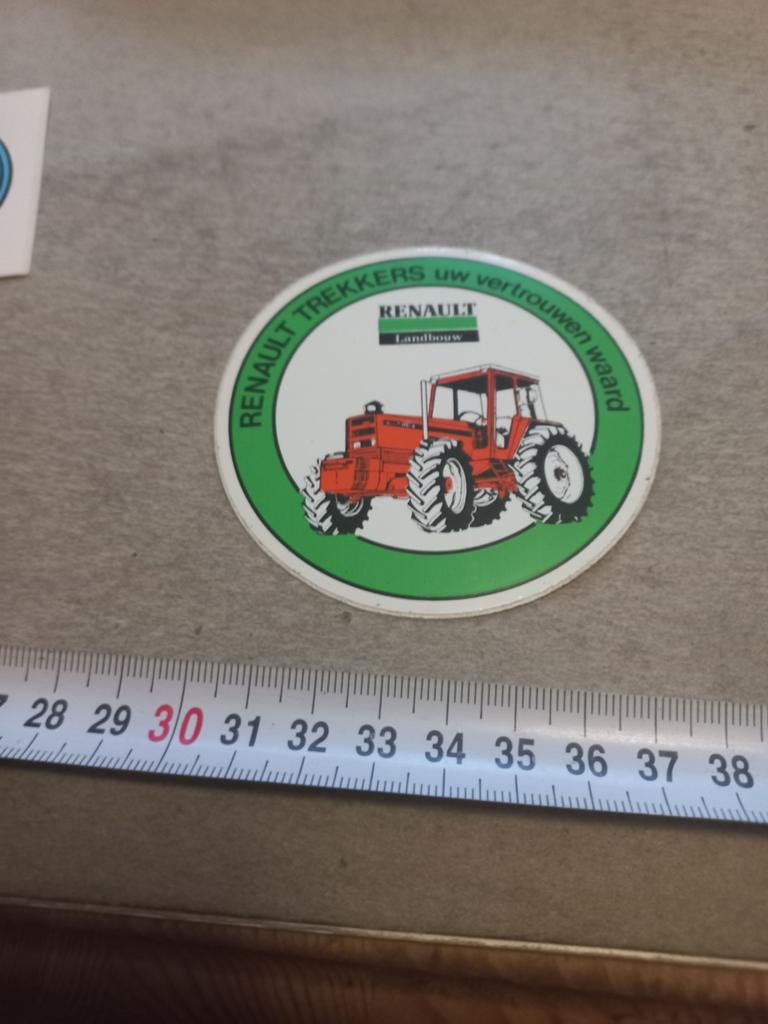Renault trekkers uw vertrouwen waard, Verzamelen, Stickers, Ophalen of Verzenden, Zo goed als nieuw