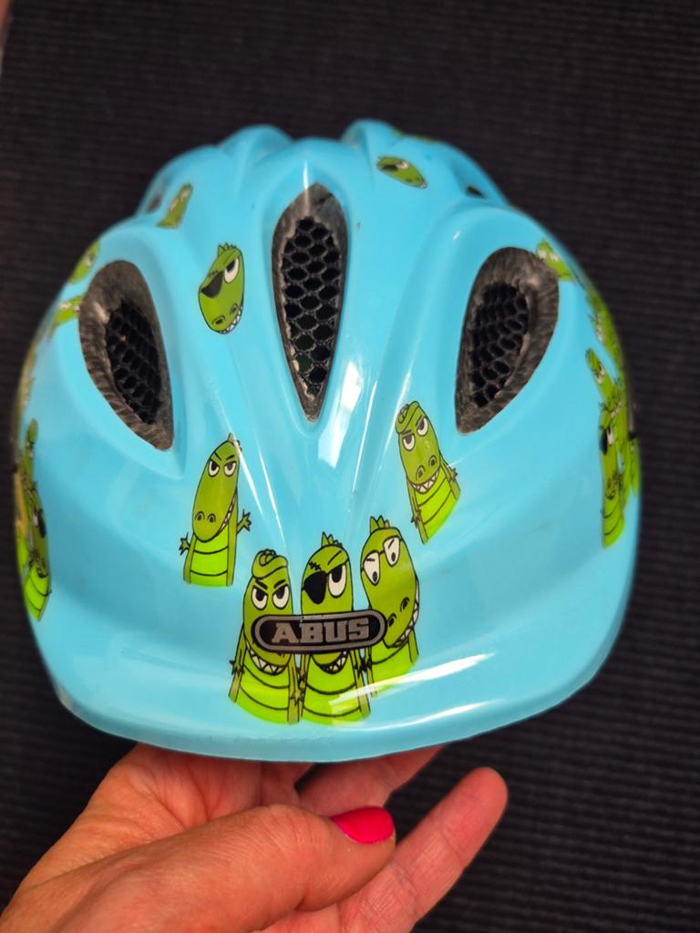 Abus fietshelm kind 50-55cm, Ophalen, Zo goed als nieuw, Overige maten