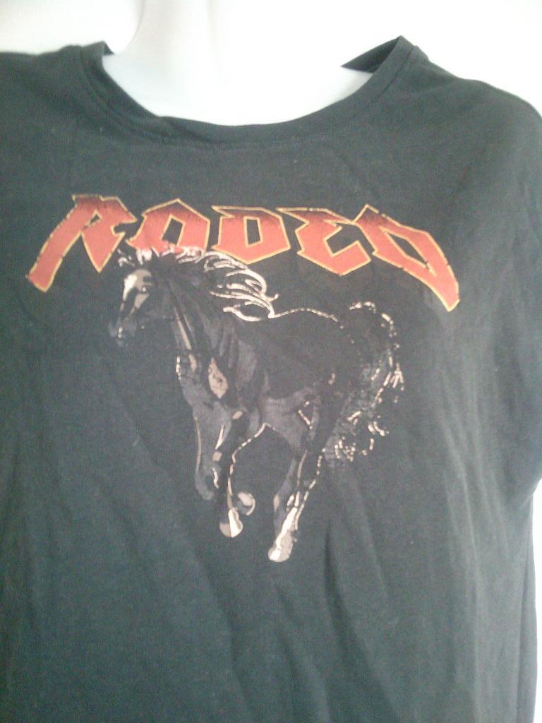 T-shirt 'RODEO', Kleding | Dames, Zwart, Ophalen of Verzenden, Korte mouw, Maat 34 (XS) of kleiner