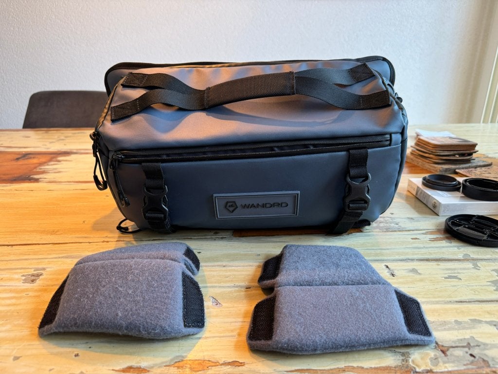 Fotocamera tas waterdicht Wandrd Rogue Sling, Ophalen, Zijvakken, Blauw, Slingtas