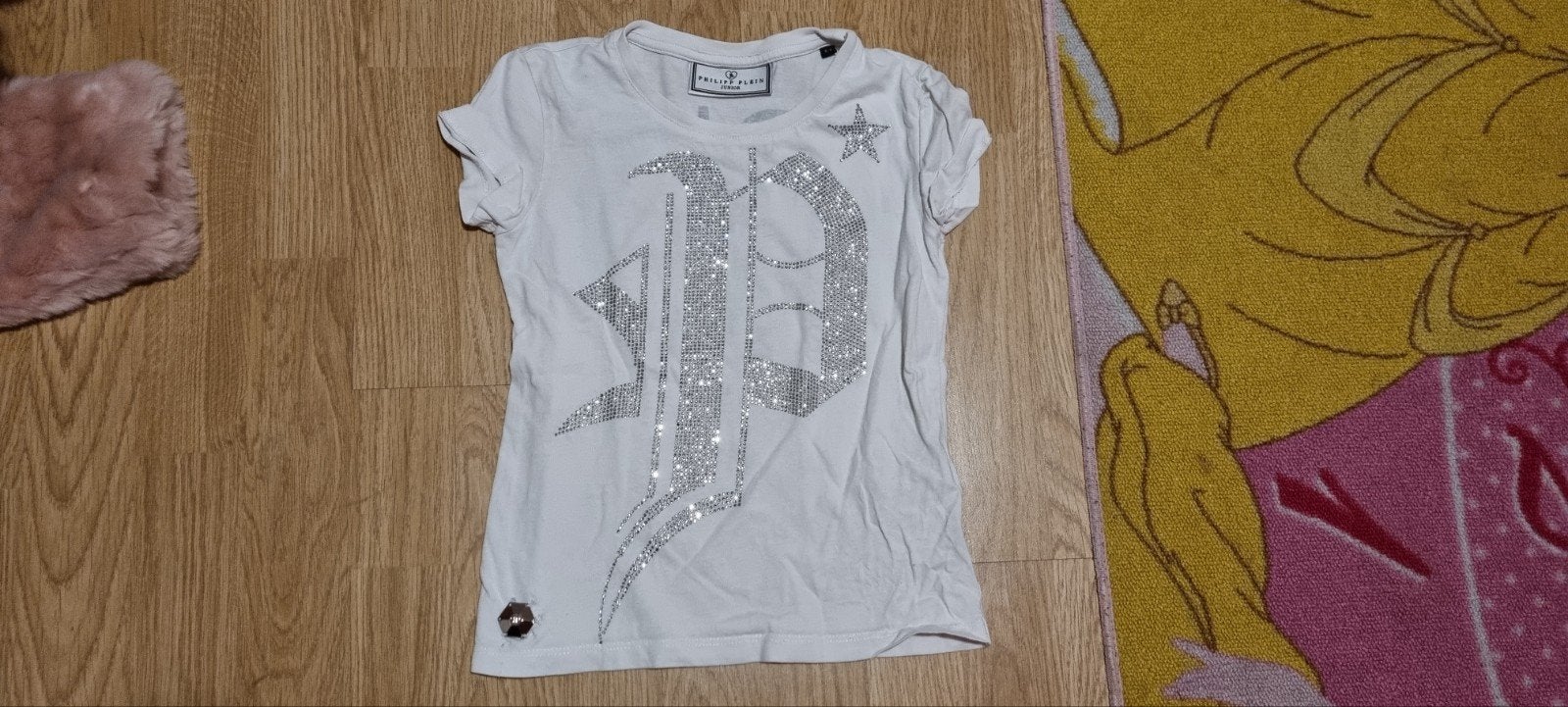 Philipp Plein T-shirt maat 116, Gebruikt, Philipp Plein, Jongen of Meisje, Ophalen of Verzenden