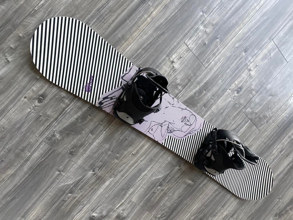 Bataleon The Jam Snowboard 164W met Flow bindingen, Ophalen of Verzenden, Gebruikt, Bindingen
