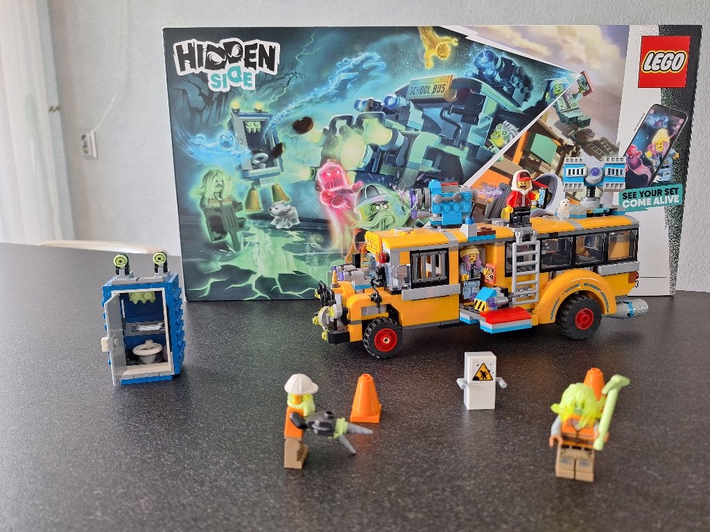 LEGO Hidden Side Paranormale Interceptiebus 3000 nr 70423, Overige thema's, Lego, Ophalen of Verzenden, Zo goed als nieuw