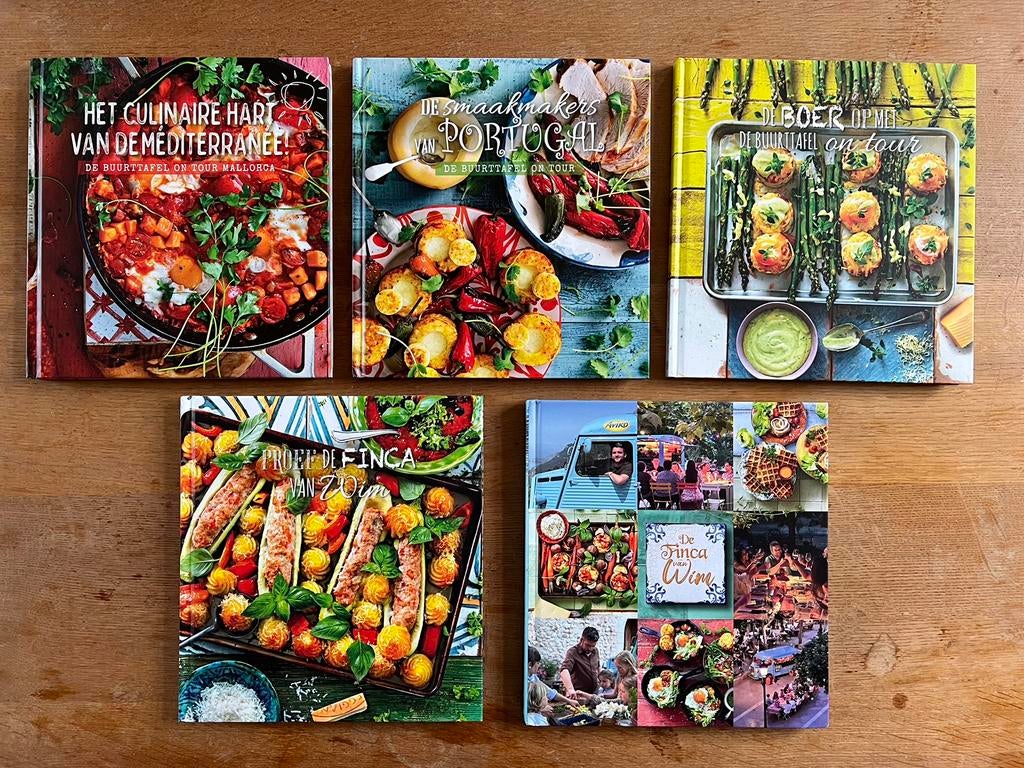 5x kookboek Aviko Finca - On Tour - Portugal - Mediterranee, Ophalen of Verzenden, Nieuw, Tapas, Hapjes en Dim Sum