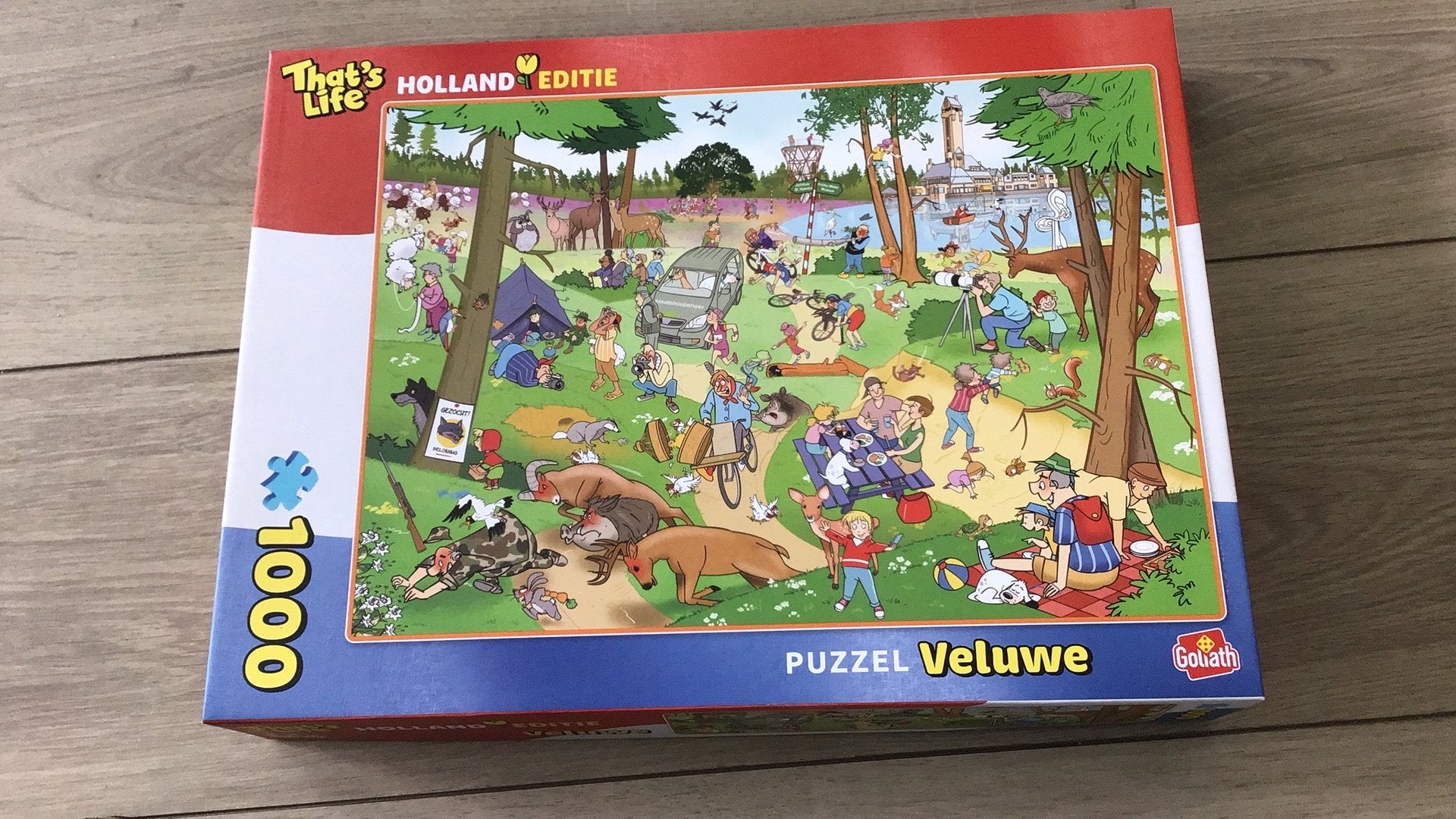 That’s Life Puzzel Holland Editie Veluwe 1000 stuks, Hobby en Vrije tijd, Ophalen, 500 t/m 1500 stukjes, Zo goed als nieuw, Legpuzzel
