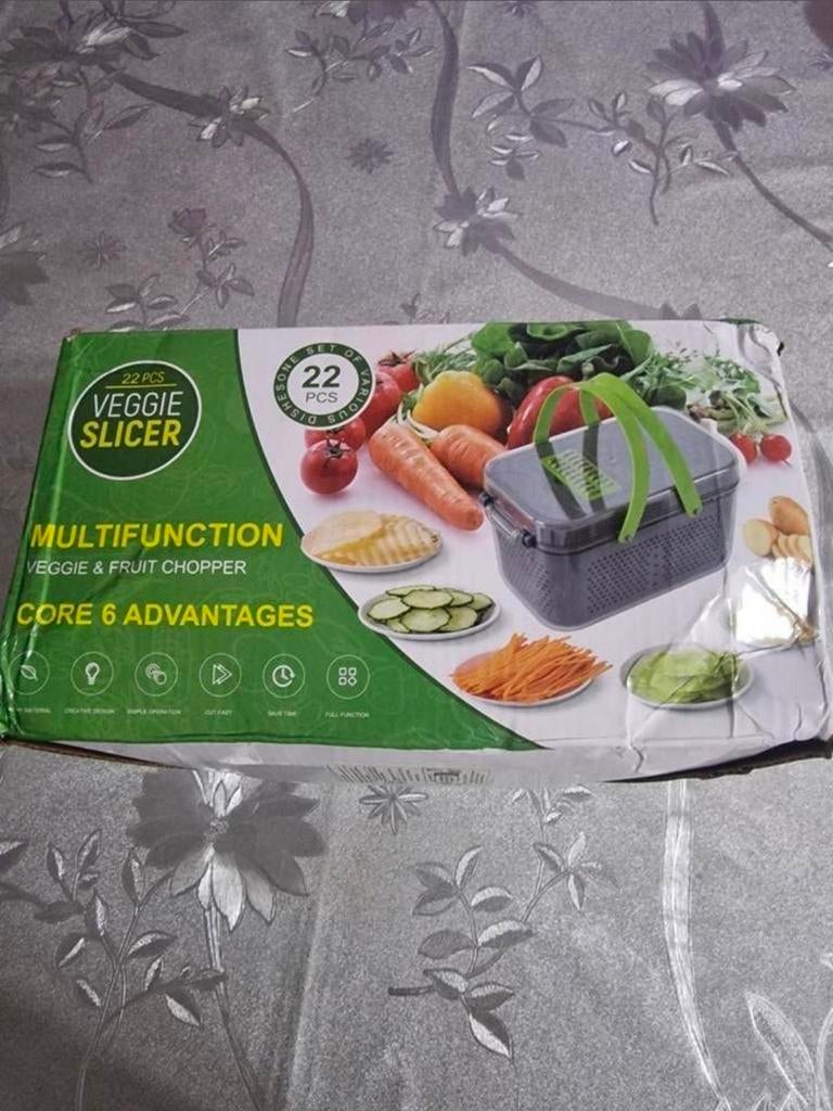 22 delig multifunctionele groentensnijder, Ophalen of Verzenden, Nieuw