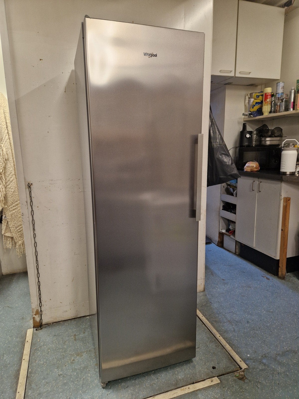 Whirlpool Vrieskast No Frost RVS 7 Lades, Witgoed en Apparatuur, Gebruikt, Minder dan 60 cm, 160 cm of meer, Energieklasse A of zuiniger
