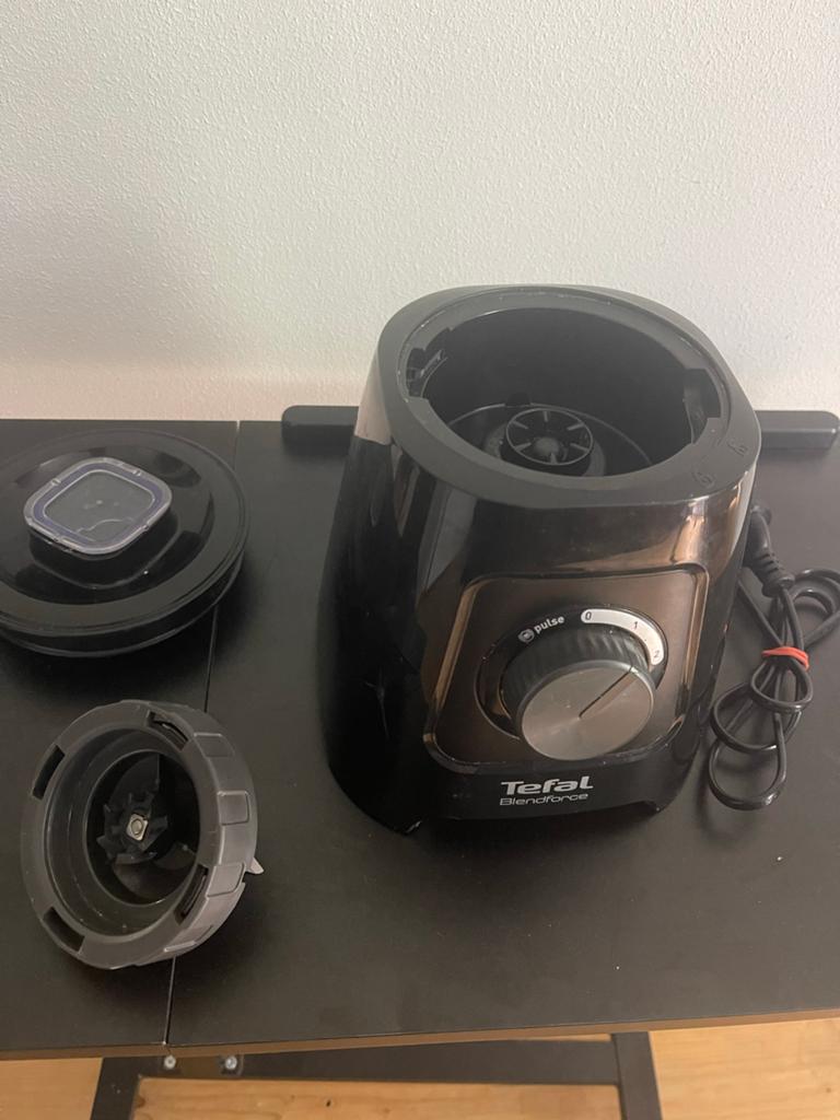 Tefal Blendforce Blender - Zwart, Witgoed en Apparatuur, Blenders, Ophalen, Gebruikt, Blender