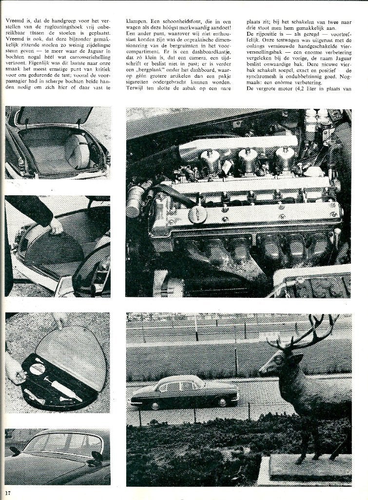 Autovisie test Jaguar MK X 4.2 1965, Ophalen of Verzenden, Gelezen, Overige merken