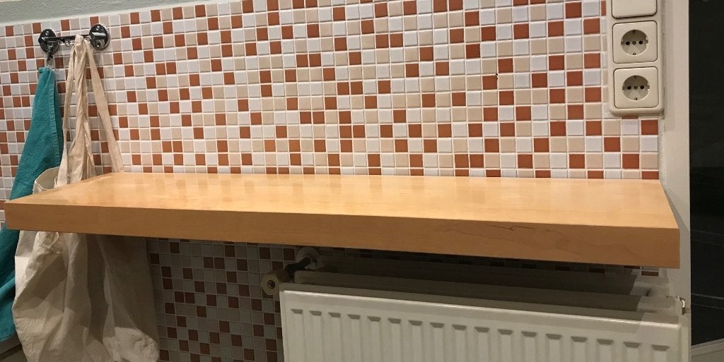 Lange wandplank keukenplank boekenplank 110x26 cm, Huis en Inrichting, Ophalen of Verzenden, Gebruikt