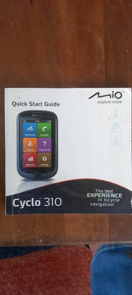 Fietscomputer Mio cyclo 310, Fietsen en Brommers, Fietsaccessoires | Fietscomputers, Ophalen, Draadloos, Zo goed als nieuw
