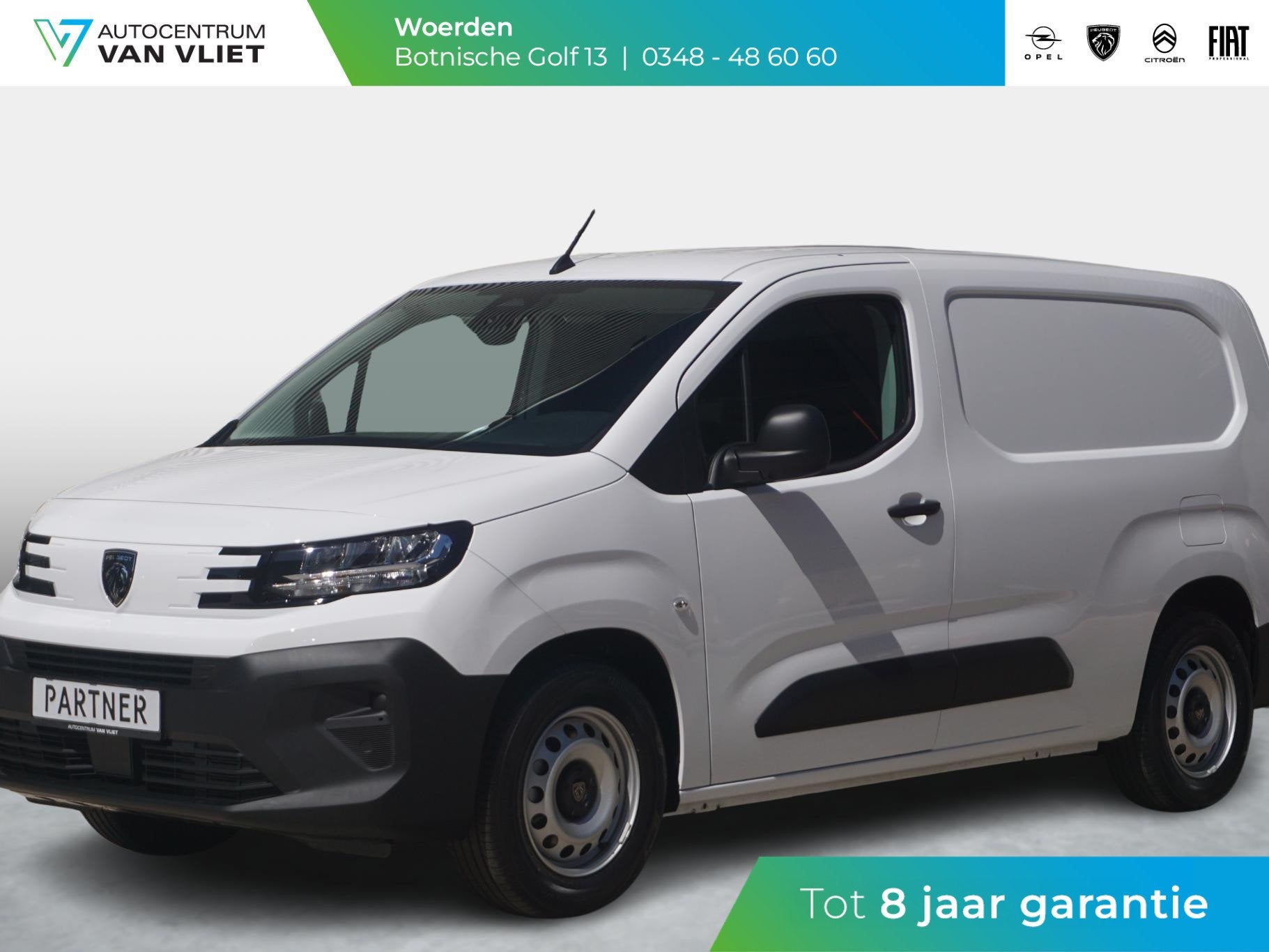 Peugeot e-Partner L1 50 kWh | camera | Apple Carplay/Android, 330 km, Met garantie (alle), Wit, Origineel Nederlands