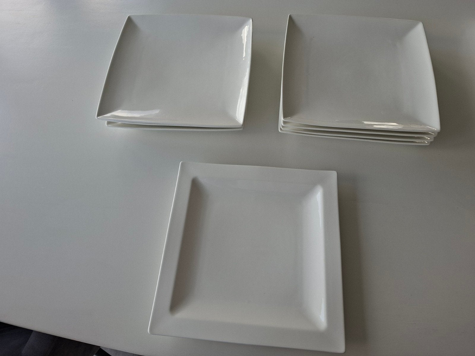 Yong New Bone China witte borden 30x30cm, Ophalen, Overige merken, Zo goed als nieuw, Bord(en)