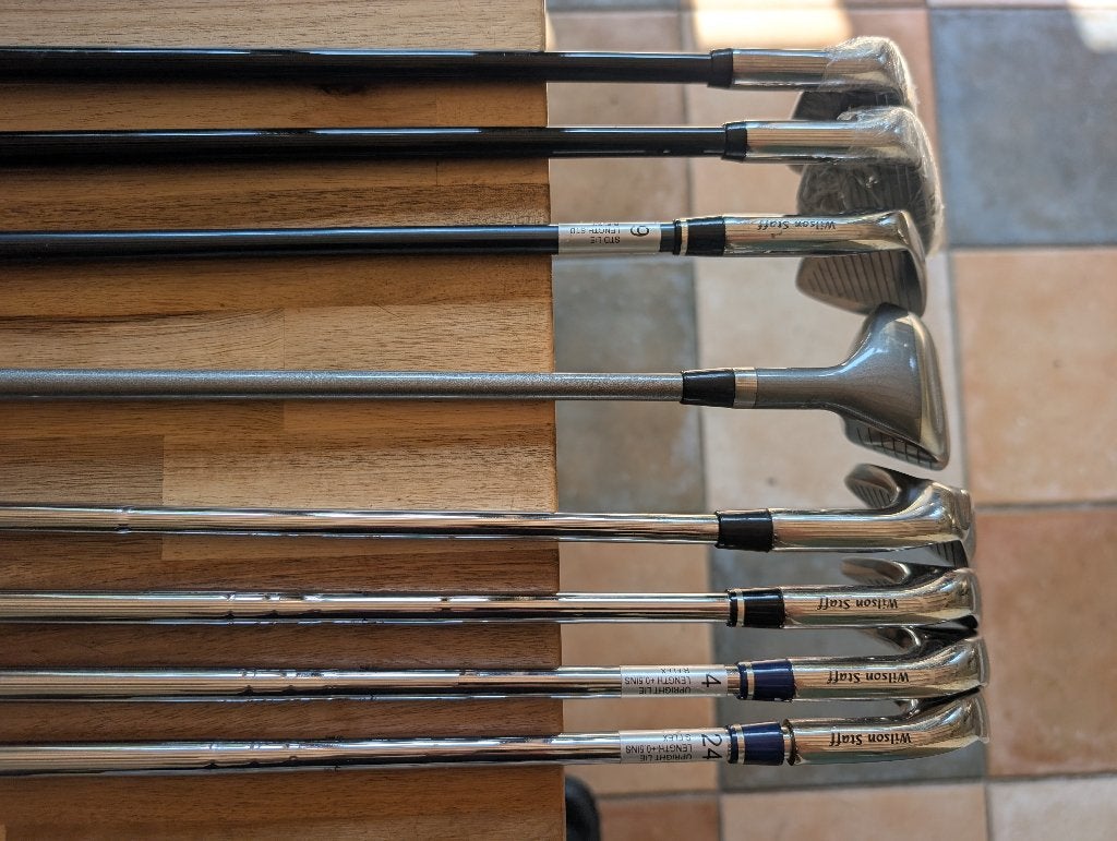Wilson Staff Golf Clubs, sticks, BULLET, Golf Pride, MDGOLF, Sport en Fitness, Ophalen of Verzenden, Nieuw, Club